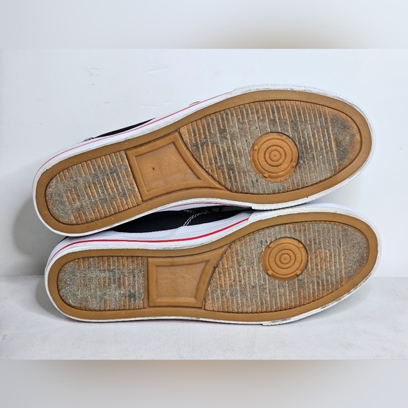 Polo Ralph Lauren Vaughn Black Skate Fashion Sneakers Canvas Shoes Men 9.5D Prep - Picture 9 of 13